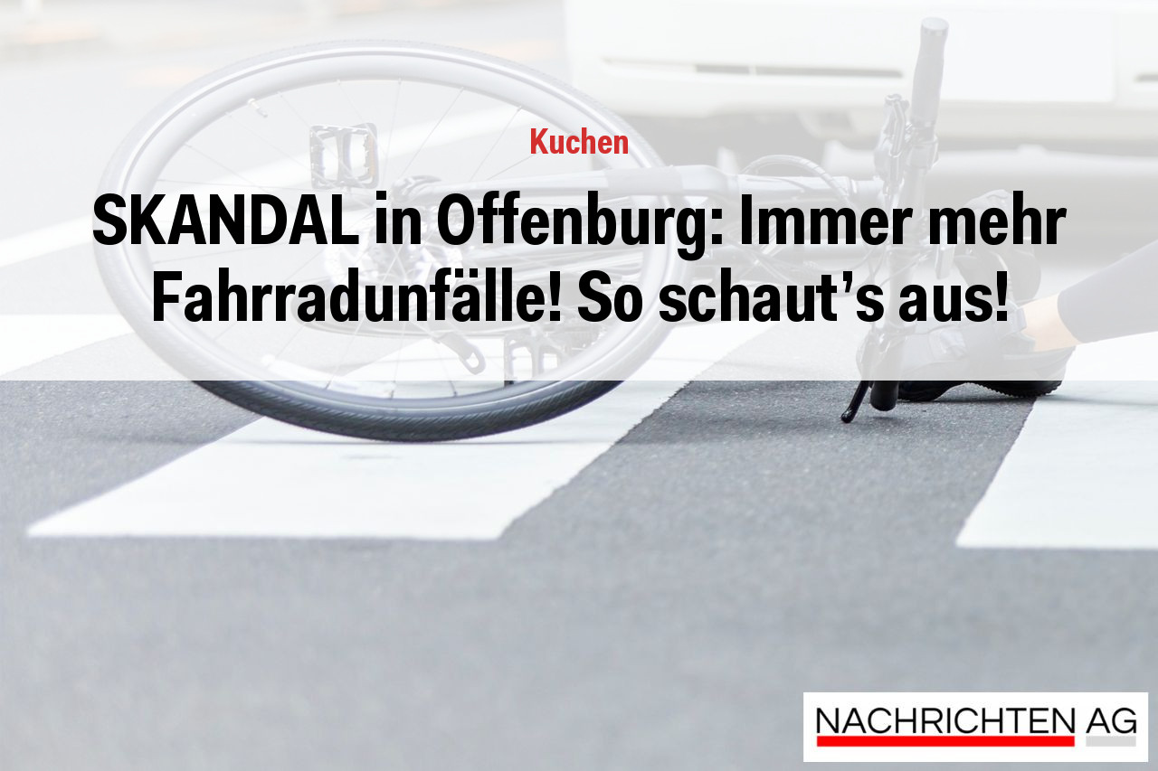 SKANDAL in Offenburg: Immer mehr Fahrradunfälle! So schaut's aus!